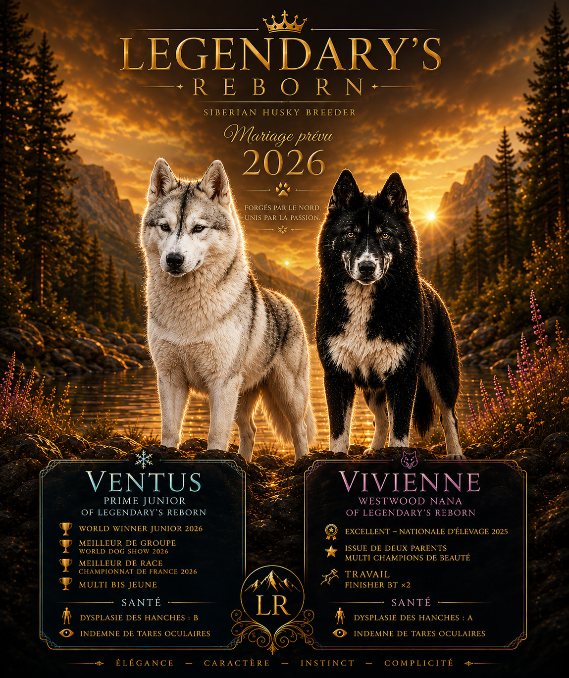 Chiot Siberian Husky Of Legendary's Reborn